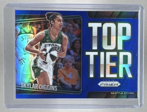 Skylar Diggins 2025 Panini WNBA Prizm #12 Blue Top Tier /49