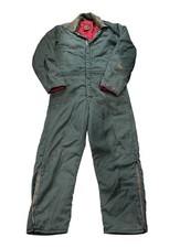 Walls Blizzard Pruf Insulated Coveralls Size M Green Vintage Made USA Workwear