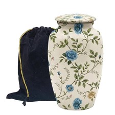 Large Adult Cremation Urn Human Ashes Floral Design 190 Cu In Funeral Urns New..