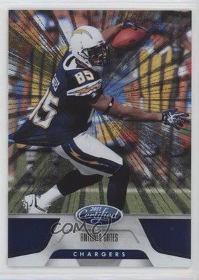 2011 Certified Platinum Blue 69/100 Antonio Gates #120 HOF jg5