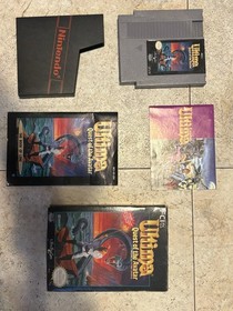 Ultima: Quest of the Avatar NES CIB Complete in Box + Book of Lore & Manual