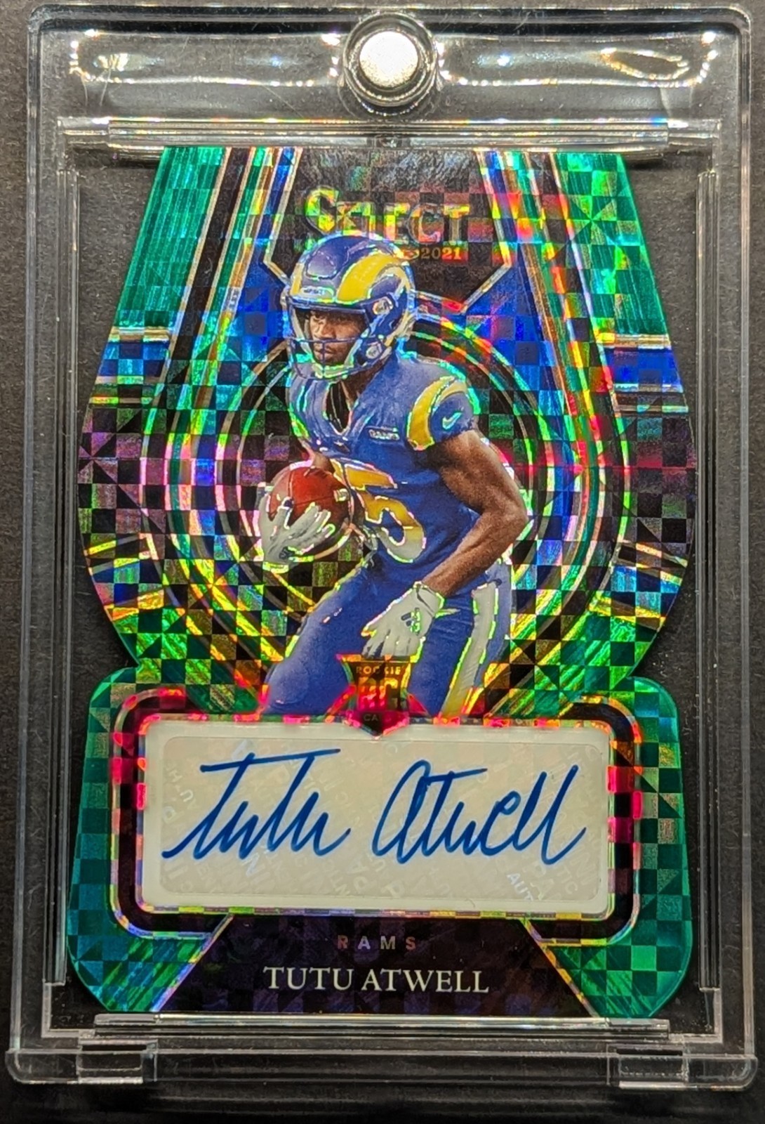 Tutu Atwell Panini Select Rookie Signatures #RSTAT Die-Cut Green