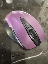 TECKNET Wireless Mouse 2.4G Ergonomic Optical Computer Mouse USB Receiver Purple