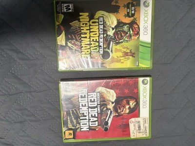 Red Dead Redemption RDR Undead Nightmare Bundle Set for Xbox 360 W/ Map