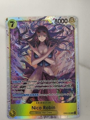 Nico Robin (055) EB03-055 Extra Booster: One Piece Heroines Edition TCG SR Foil