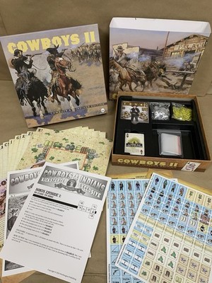 Mint Worthington Wargames Cowboys II Kickstarter Edition Complete Sealed Parts