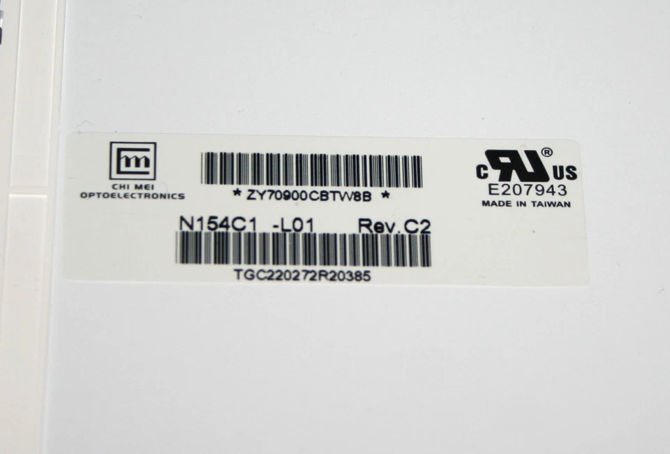 New Chi Mei 15.4" WXGA+ LCD Screen N154C1-L01 for MacBook Pro A1211 MA610LL/A - Image 3 of 3