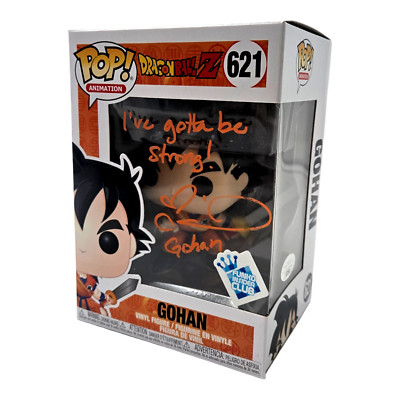 Colleen Clinkenbeard Gohan Signed Funko Pop 621 Dragon Ball Z DBZ