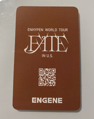 Enhypen World Tour Fate In USA Sunghoon ENGENE Zone LA Fanclub