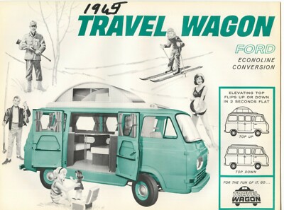 Camper 65 Ford Econoline Van For Sale No Reserve: 1965 Ford Econoline Pickup 3-Speed For Sale On BaT