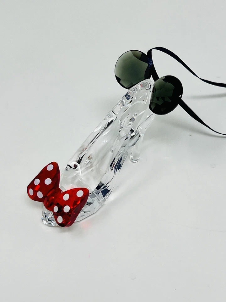 Zapato Swarovski Disney Inspirado en Minnie Mouse Cristal Adorno Orejas y Lazo Foto 3 de 4