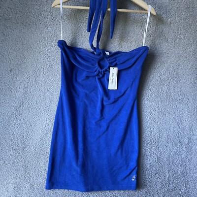 juicy couture blue dress Juicy Couture Womens Soft Woven Chambray Embroidered Dress