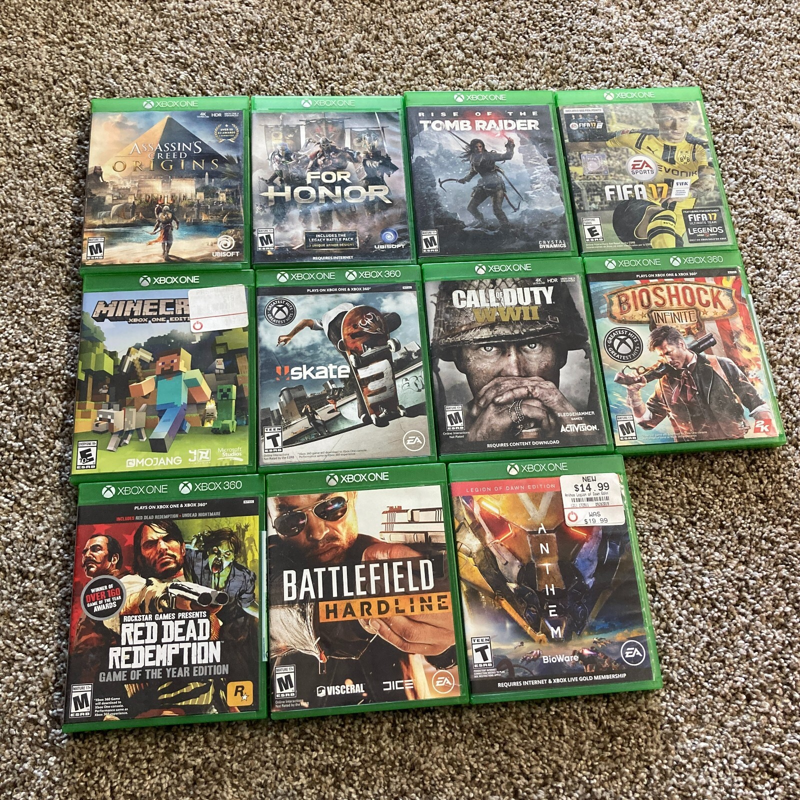 Xbox One Game Lot of 11 Assorted Games Battlefield, Call of Duty eBay