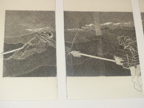 LOUIS RENE BERGE BURIN & EAU FORTE ORIGINALE "PARABOLE DES AVEUGLES" 1980 1/15 - Photo 12/14