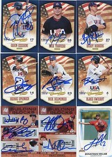 Nick Travieso signed 2013 USA Baseball Champions Rookie card auto
