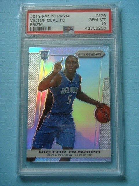 2013-14 Panini Prizm Victor Oladipo RC Silver Prizm #276 PSA 10 LOW POP HEAT