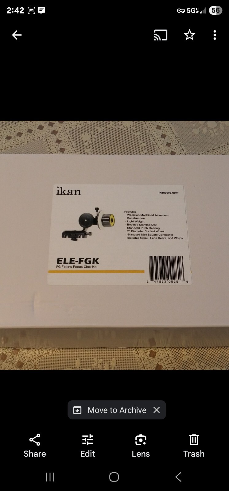 Ikan Ele-FGK follow focus cine-kit