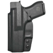 ✨Rounded Classic IWB Kydex Holster for Glock 42 | Black / Carbon Fiber |USA MADE