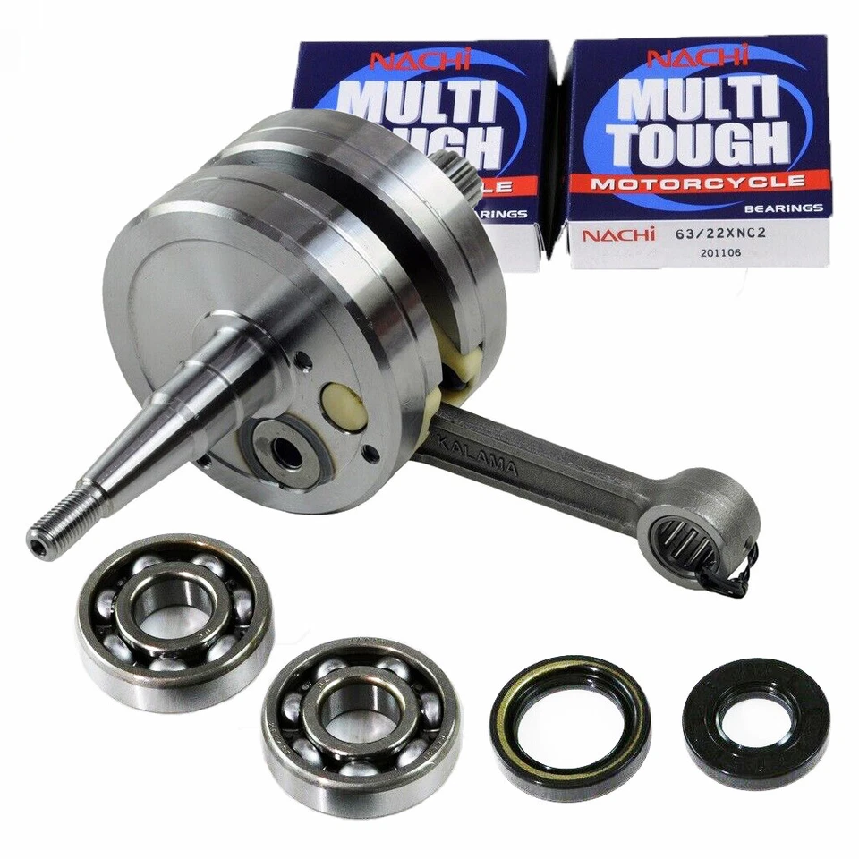 Kit de junta de sello de aceite de rodamientos principales del cigüeñal de reconstrucción del motor YZ125 YZ 125 2001-04 Foto 3 de 4