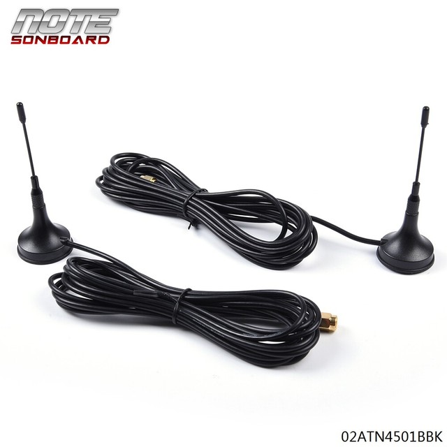 Black Performance 2 LOT POLICE ANTENNA 33/4" P71 CROWN