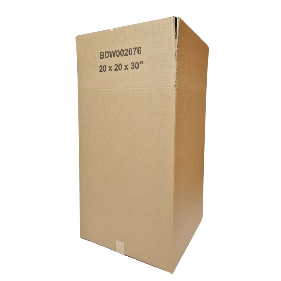 20" x 20" x 30" Thick Strong Home Removal Packing Double Wall Cardboard Boxes - Image 2 of 4