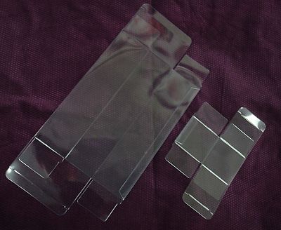 Hammont Cajas de regalo de plástico transparente (paquete de 6) cajas de panadería con base