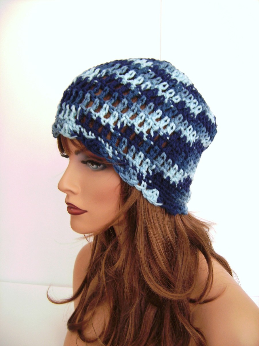 帽子 Scalloped Crochet Headdress Scalloped Crochet Headdress