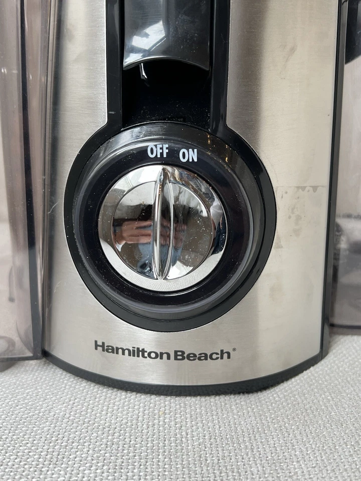 Extractor de jugo de boca grande Hamilton Beach nuevo nunca usado Foto 3 de 4