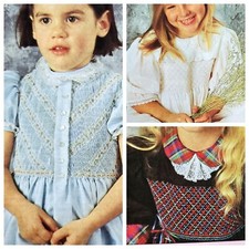 Bridesmaid Dress Tartan Roses Love Heart Smocking Embroidery Pattern Magazine 13