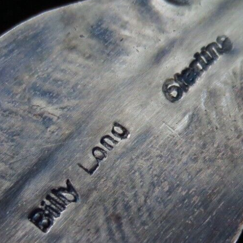 Vintage Navajo Earrings Sterling Silver Large Feathers eBay