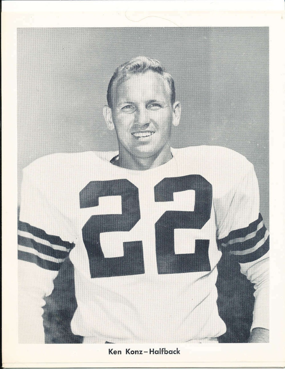 1955 Cleveland Browns Ken Konz team issued card | eBay