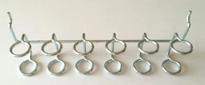 PROCRAFT (2 Pack) Metal Peg Tool Holder Garage Shelf Hanger for 1/8" to 1/4" Pegboard