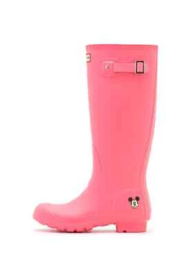 Hunter Disney Tall Wellies rosa Wellington Stiefel Damen Größe UK 3 4 Minnie Maus