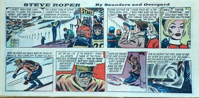 Steve Roper & Mike Nomad by Overgard - color Sunday comic page - March ...