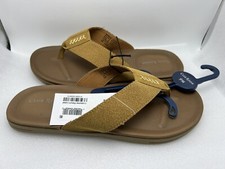 Club Room Riley Flip Flop Sandal Tan Men  s Size 9 New