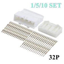 32 Pin/Way TE Multilock 025 Automotive Male Female Connector Plug Socket Kit New
