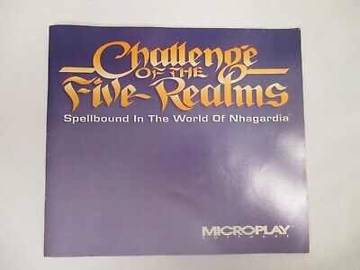 Challenge of The Five Realms MicroPlay Spellbound World Nhagardia 3 1/4 IBM  PC