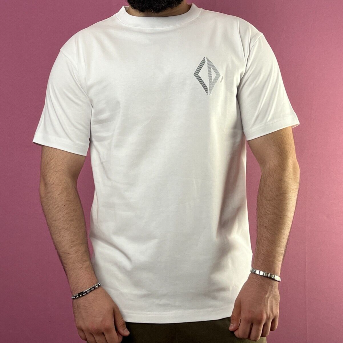 Dior CD Diamond T-Shirt White Men's Luxury Christian Dior Dior CD Diamond T-Shirt White Men's Luxury Christian Dior