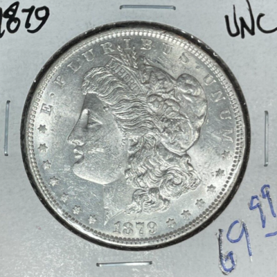 1879 MORGAN SILVER DOLLAR ~ UNC ~NICE COIN~ REF#D/S | eBay