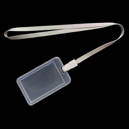ID Card Visitor Pass Holder Double-Sided Clear School Student Work Office Lot UK - Picture 8 of 13