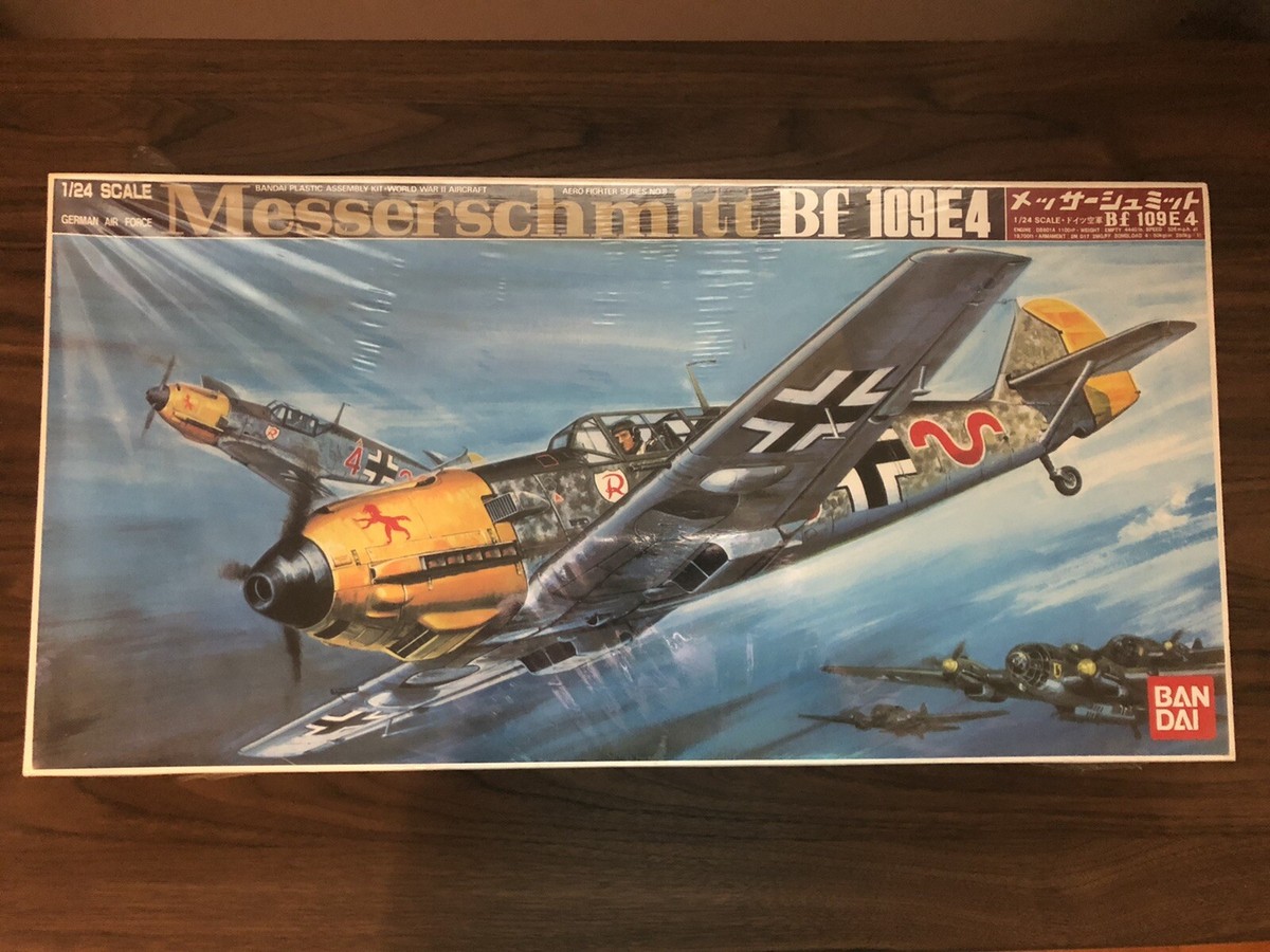 【未開封品】1/24 メッサーシュミット Bf 109E4 ★プラモデル★ バンダイ プラモデル メッサーシュミットBf109E4 1/24 - メルカリ