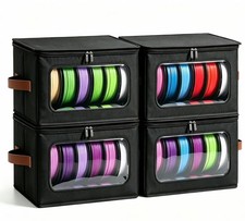 Filament Storage Box-4 Pack Waterproof 3D Printer Filament Dry Box with Des...