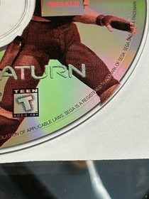 ***Vintage Virtua Cop (Sega Saturn, 1995) T For Teen "Not For Resale" On Disc***