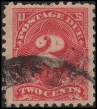 US #J60 Used VF perf 10, unwatermarked