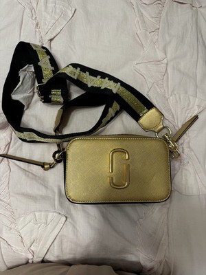 バッグ MARC JACOBS SNAPSHOT GOLD Marc Jacobs The Snapshot Crossbody Camera Bag Gold Black | eBay