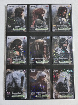 Dark Hell Karten Expedition 33 Painting Set Pokemon Style