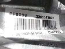 Boîte de vitesses manuelle Renault TRAFIC 3 COURT PF6068 - année 2021 - Renau...