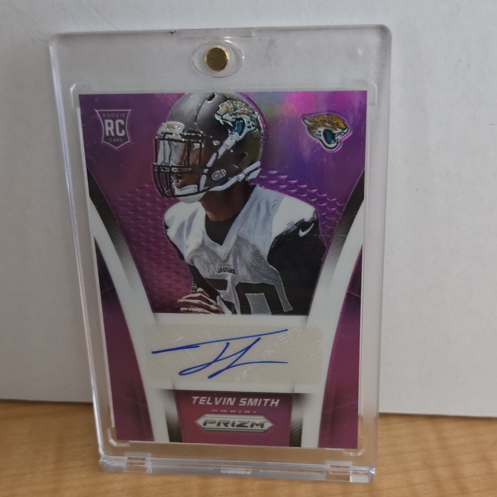 Telvin Smith Panini Prizm Autograph Rookies #ARTS Purple