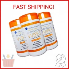 CPAP Mask Wipes (Lite Citrus) - 3 packs of 62 wipes