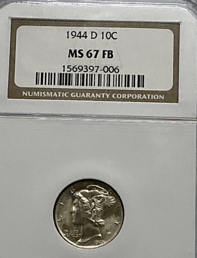 Grade MS 67 Mercury Dimes (1916-1945) for sale | eBay